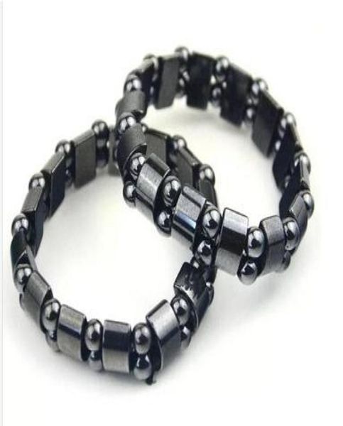 

black magnetic hematite beads bracelets fashion black magnetic hematite beads bracelet for men women vintage beads bracelets3772484