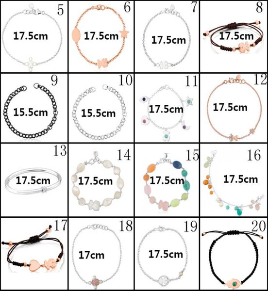 

2020 100 925 sterling silver classic cute bear bracelet fashion female ornament factory whole 48752019, Black