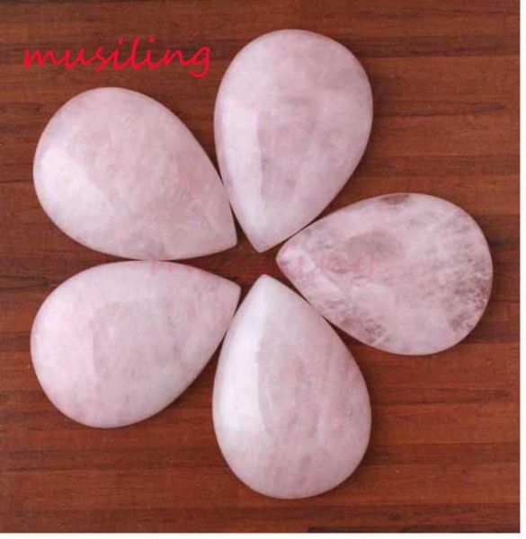 

water drop beads diy jewelry 23x32mm crystal flat beads gem stone rose quartz amethyst etc loose beads charms making accessories3263856, Black