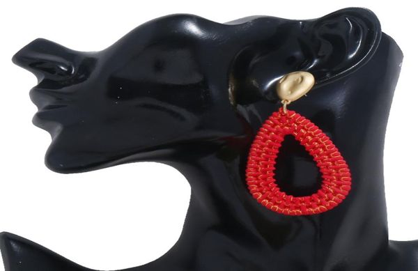 

chandelier drop delivery 2021 colorful geometric heart round waterdrop acrylic dangle for women woven pattern resin earrings fashi1884217, Silver