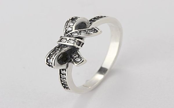 

a wholesale 925 silver bow diamond ring fit cubic zirconia anniversary jewelry for women christmas gift4729742