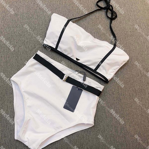 

bikini woman designer triangle badge swimsuit summer swimwear beach luxury bathing suits two piece bikinis, Black