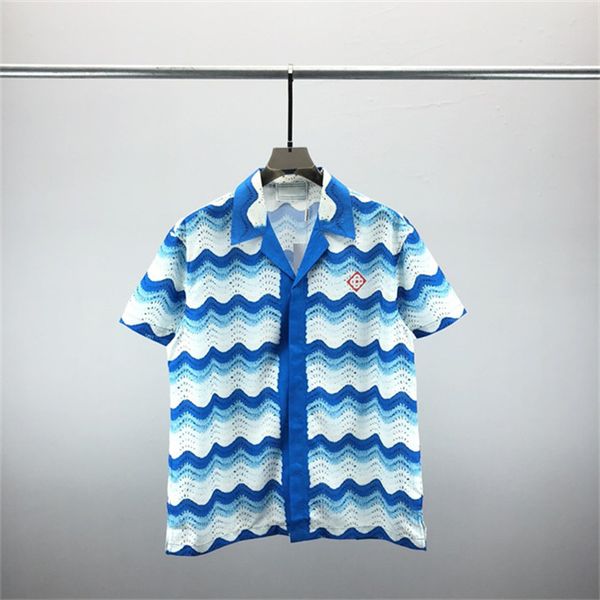 

2 luxury designer shirts mens fashion geometric print bowling shirt hawaii floral casual shirts men slim fit short sleeve variety#32, White;black