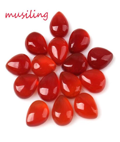 

water drop flat beads 6x8mm natural gem stone loose beads diy for jewelry making rose quartz amethyst etc loose beads charms acces9001929, Black