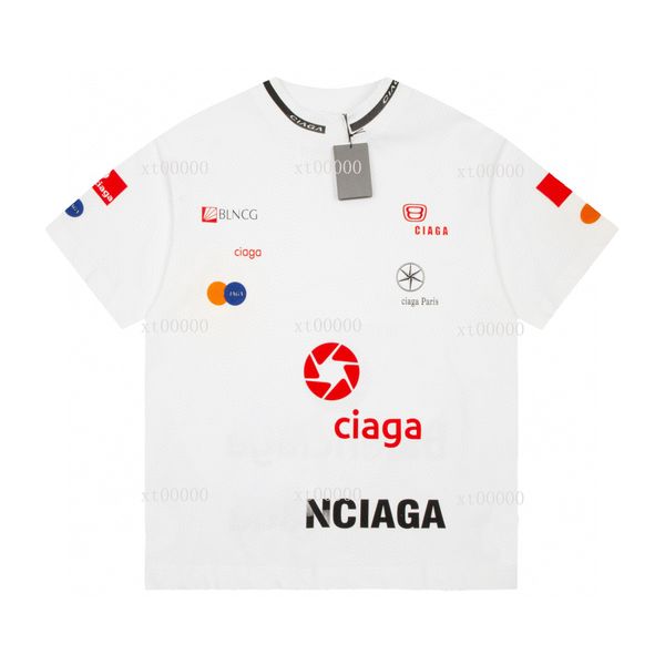 

22ss designer letter printed t shirts tee fashion sweatshirt high street short sleeve summer casual t-shirt breathable men women crew neck t, Black;brown