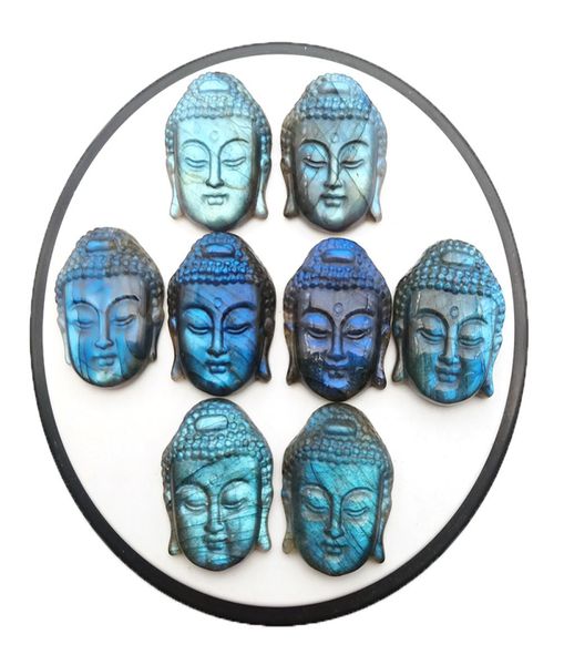 

labradorite handcarved buddha guanyin necklace pendant diy gemstone jewelry accessories gifts for couples crystal guardian8497527, Black