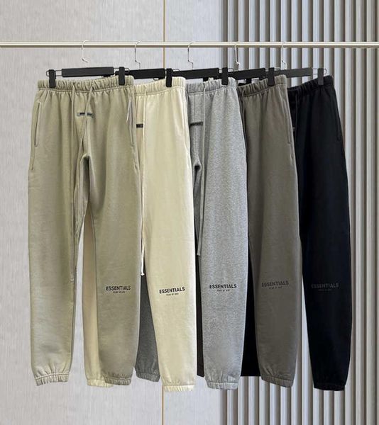 

pants and european american high street br 2022 double drawstring leggings loose streamer5817036, Black