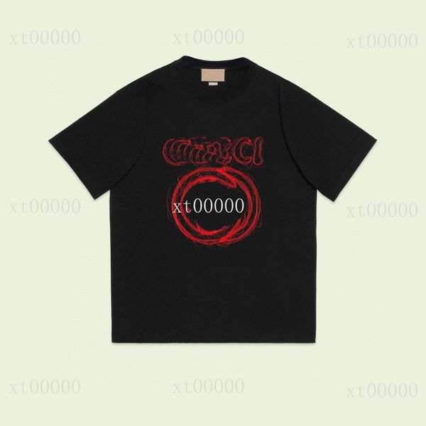 

22ss designer letter printed t shirts tee fashion sweatshirt high street short sleeve summer casual t-shirt breathable men women crew neck t, Black;brown