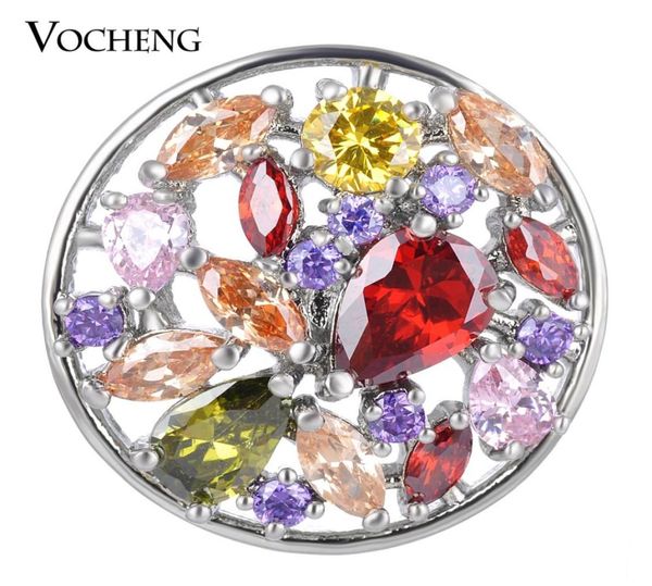 

noosa snap charms drop cz stone copper material 4 colors 18mm luxury button vn14029363001