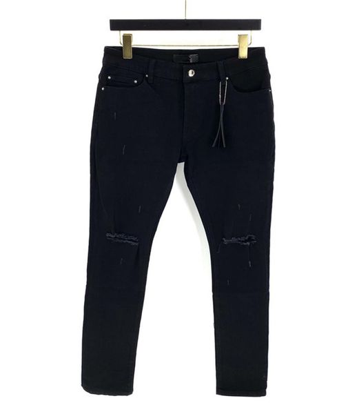 

new arrival winter mens designer jeans style high street letter jeans quality fashion classic designer mens pant size 5689891, Blue