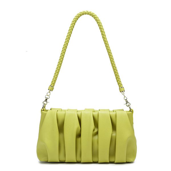 

evening bags luxury cloud underarm handbags solid leather bag female daily pleated shoulder brand designer fashion exquisite shopping 230711
