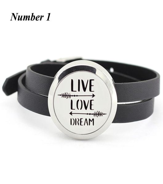 

30mm aromatherapy locket bracelet 316l stainless steel perfume locket with pu leather band oil diffuser locket bracelet2404834, Golden;silver