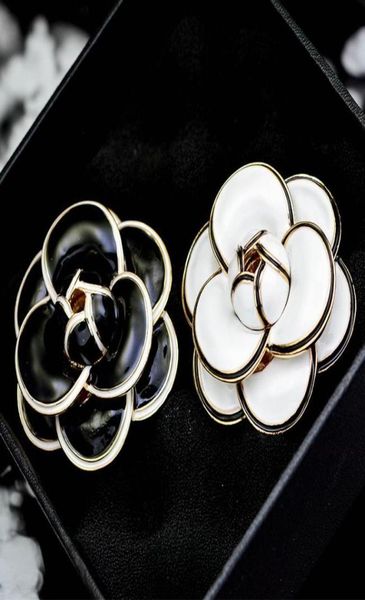 

pins brooches korean luxury camellia big flower brooch pins woman boutonniere gift jewelry6273293, Gray