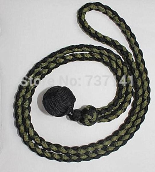 

paracord expandable monkey fist 1quot steel core expands 18quot to 30quot keychain lanyard any color options25018085432981, Slivery;golden