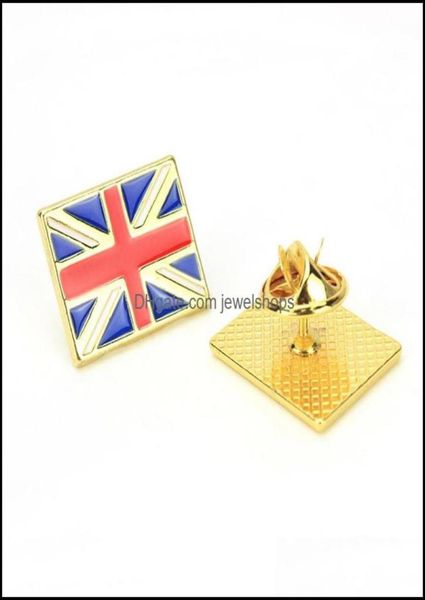 

pins brooches jewelry cartoon union jack round square brooch building big ben telephone booth shape lapel pin alloy oil pai2588876, Gray