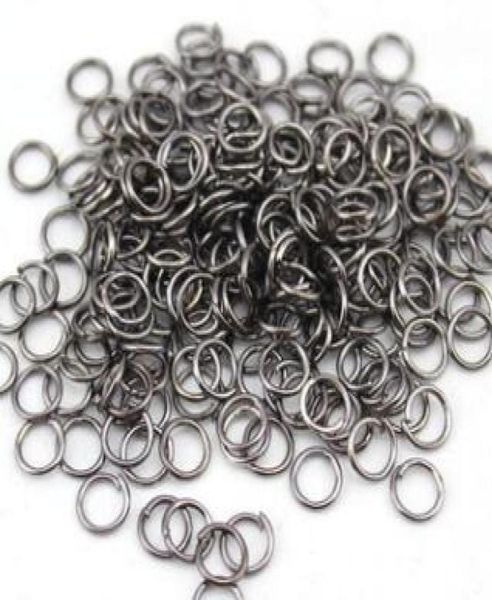 

500 pcs 4mm 5mm 6mm open jumprings gunmetal metal jump rings split rings diy supplies jewelry accessories1713075, Silver