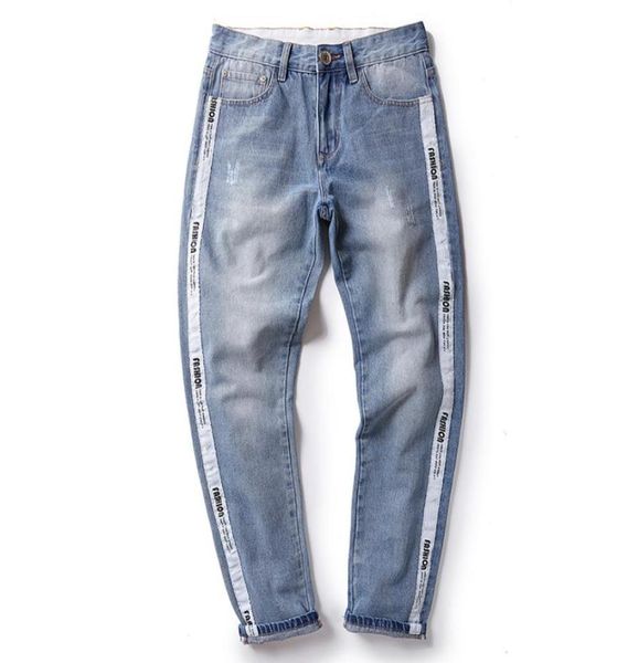 

new brand mens jeans quality 2018 new arrival jeans men fashion slim fit denim pants men trousers large big size5535306, Blue