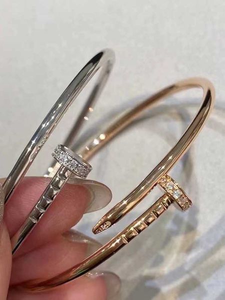 

c family original classic nail bracelet full style fashion personality trend valentine's day high matching version batch, Golden;silver