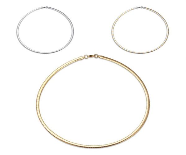 

fashion gold plated stainless steel women jewelry necklace08817261, Silver