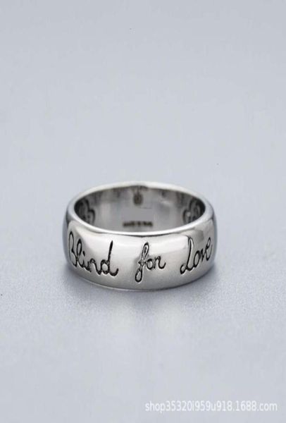 

ring two g santique thai sier blind for love silver jewelry041866637220170