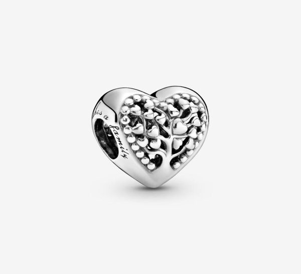 

new arrival 100 925 sterling silver family tree heart charms fit original european charm bracelet fashion jewelry accessories6079502, Bronze;silver