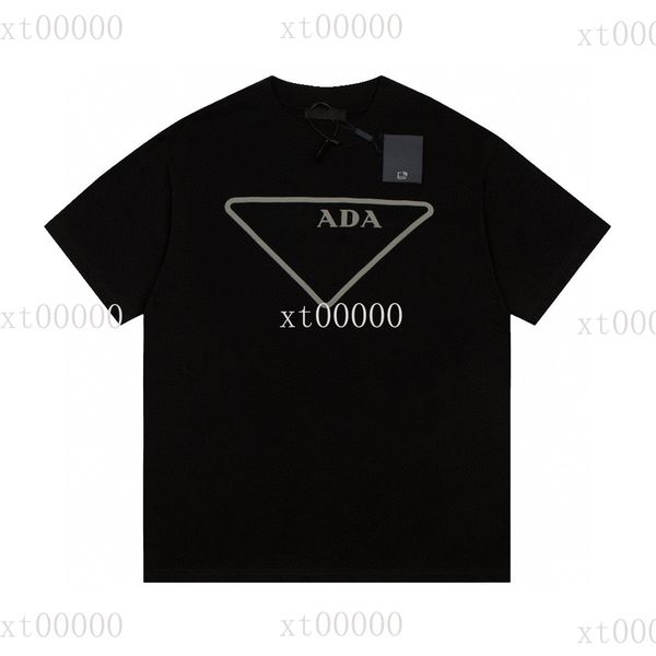 

22ss designer letter printed t shirts tee fashion sweatshirt high street short sleeve summer casual t-shirt breathable men women crew neck t, Black;brown