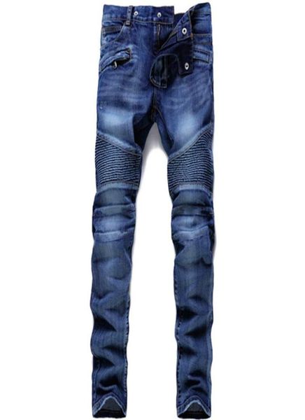 

jeans rock renaissance jeans the united states street style boys hole embroidered jeans designer men women fashion3624882, Blue