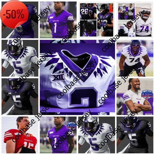 

football jerseys custom tcu horned frogs football jersey tcu jerseys taye barber dj allen keontae jenkins terrence cooks jr. quincy brown sa, Black;red