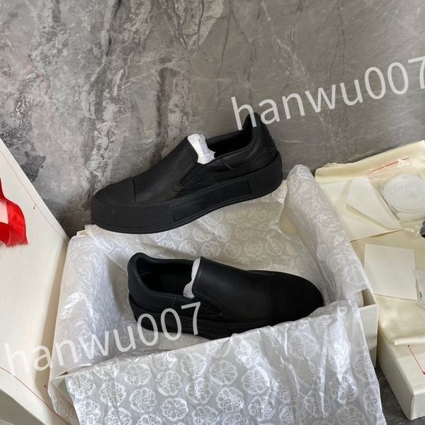 

new casual shoes designer leather lace up men fashion platform sneakers white black mens womens size 35-46 xsd230417