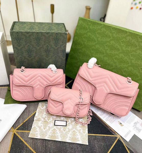 

women handbags shoulder bag 3 size real leather lady fashion marmont luxury bags genuine crossbody purses