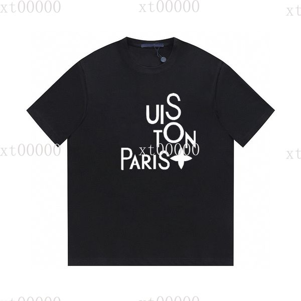 

22ss designer letter printed t shirts tee fashion sweatshirt high street short sleeve summer casual t-shirt breathable men women crew neck t, Black;brown