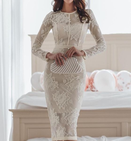 

casual dresses business formal lady office dress spring summer high waist slim lace pencil athens generous women elegant party3631109, Black;gray