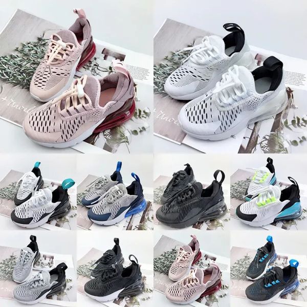 

new fashion running kids shoes 270 designer boys girls shoe children baby kid youth toddler infants sneaker trainers black sports outdoor