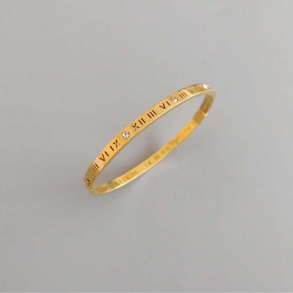

wen jian temperament japanese and korean fashion roman bracelet womensv ersatilek oreanv ersionb racelete xaggeratedj ewelryp opularh andt i, Golden;silver