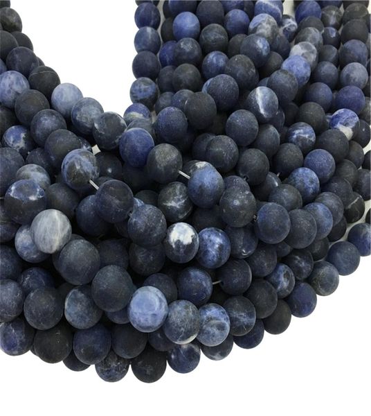 

matte sodalite beads 8mm 10mm round beadswhole gemstone beads155inchfull strand hole 1mm7625207