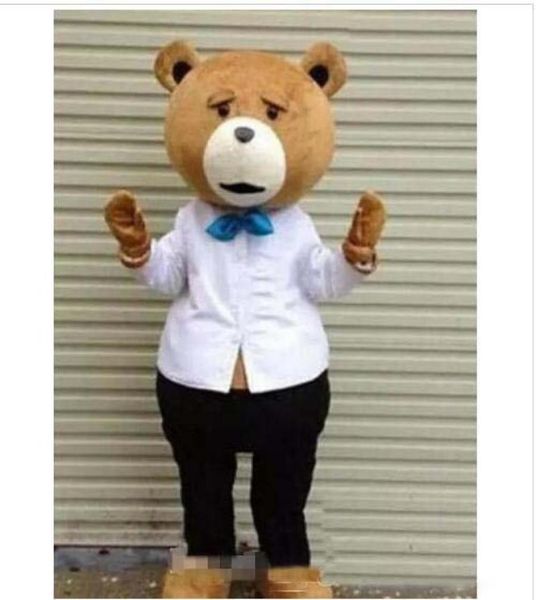 

2020 discount factory mascot costume ted bear movie character5073060, Red;yellow