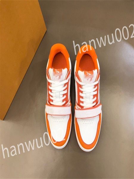

luxury designer sneakers calfskin casual shoes reflective vintage leather trainers all-match stylist sneaker leisure shoe platform lace-up w, Black