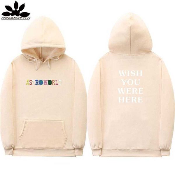 

men's hoodies sweatshirts astroworld fashion letter print hoodie streetwear man and woman pullover sweatshirt j4vw, Black