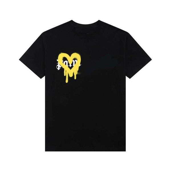 

summer designer brand men's t-shirts men womens t shirt mans stylist tee palms printed short sleeve casual cotton, White;black