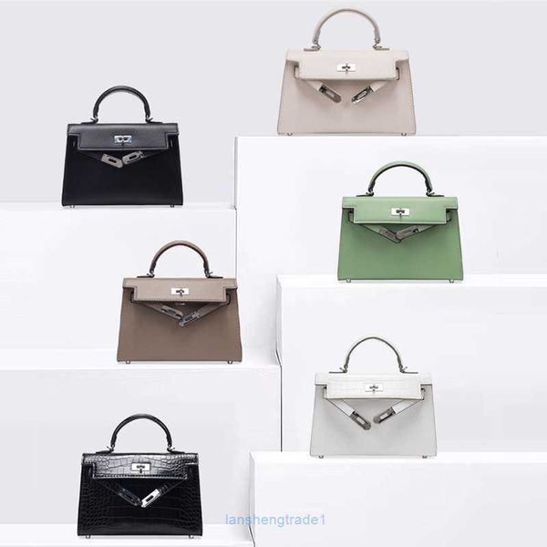 

luxury designer tote bags h home kelys online store single shoulder messenger bag womens handbag 2023 new texture mini alligator pattern adv