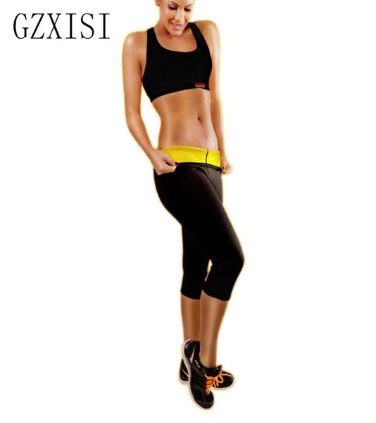 

whole 2016 new style black control panties super stretch neoprene slimming pants sauna women stretch pants body shapers3784397, Black;white