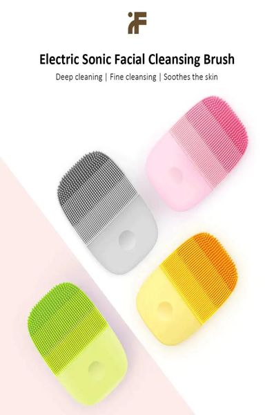 

xiaomi youpin inface facial cleaning brush mijia deep cleansing face waterproof silicone electric cleanser clean apparaat c15586220