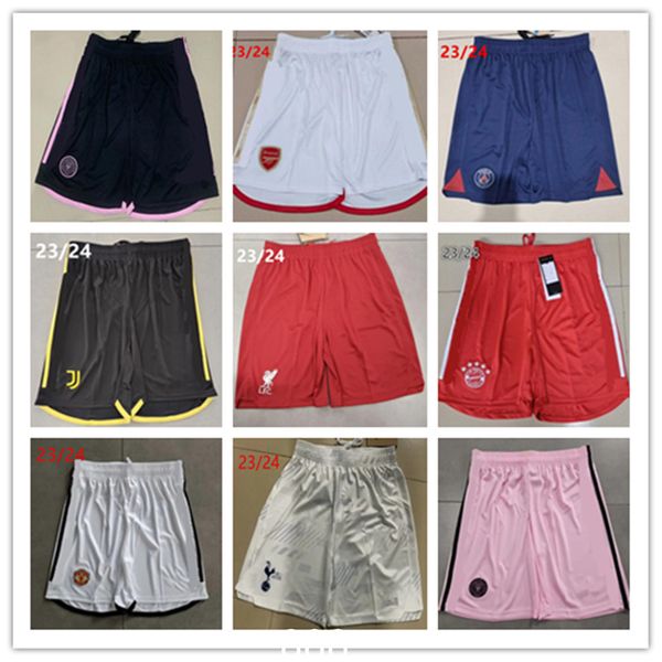 

22 23 24 men thai quality short 2023 2024 mens soccer shorts jerseys football jersey pour hommes sales size s-2xl, Black;red