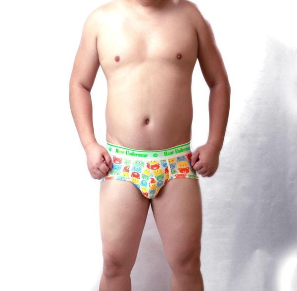 

limited edition gay bear underwear plus size men 039s cotton briefs bearclaw cartoon underwear designe for gay bear great  l x2688475, Black;white
