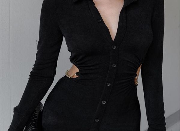 

casual dresses xikom women vintage solid hollow out dress female pearl decoration slim single breasted mini3711177, Black;gray