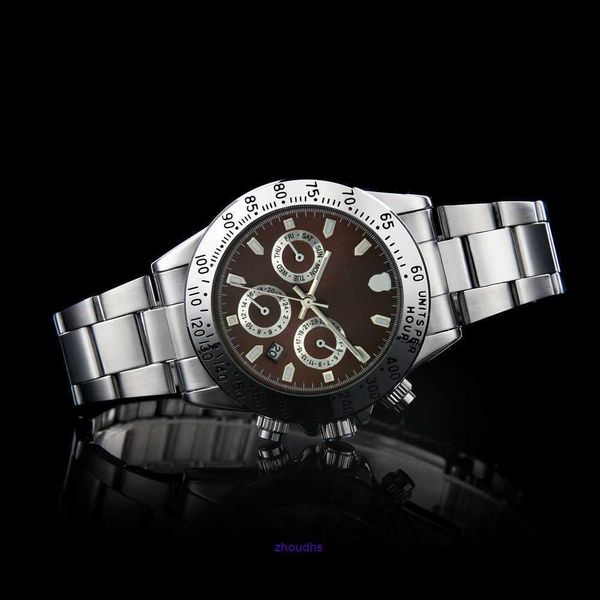 

8a quality original r olex luxury watch online shop lauditone with steel band and logo men's quartz sports fashion student trendy elect, Slivery;black