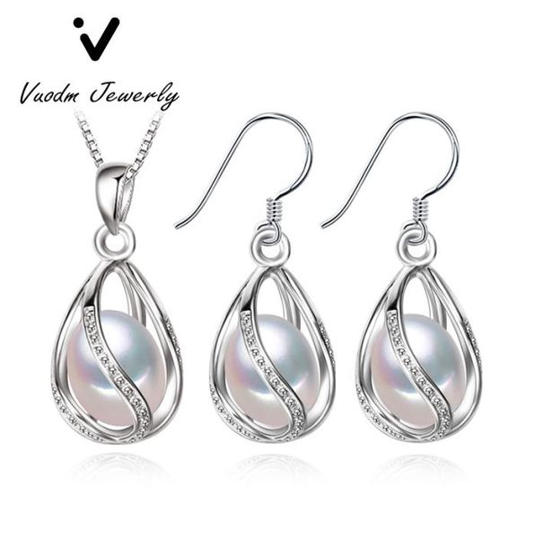 

dangle chandelier 925 sterling silver jewelry natural pearl pendant women039s cage earrings2956752