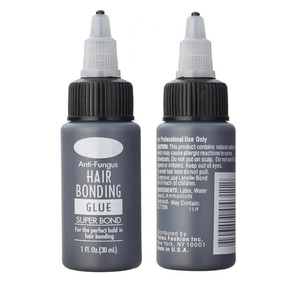 

1bottle 1floz hair bonding glue super bonding liquid glue for weaving weft wig hair extensions tools professional salon use9137155, Black;brown