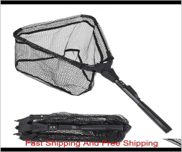 

accessories sports outdoors drop delivery 2021 sm folding landing portable collapsible triangular net fish aluminum alloy nylon ru9487829