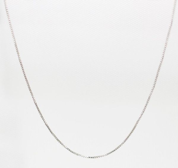 

whole2018 s925 silver chain flat square snake necklace accessories fashion jewelry accessories shippin chains for women5374886